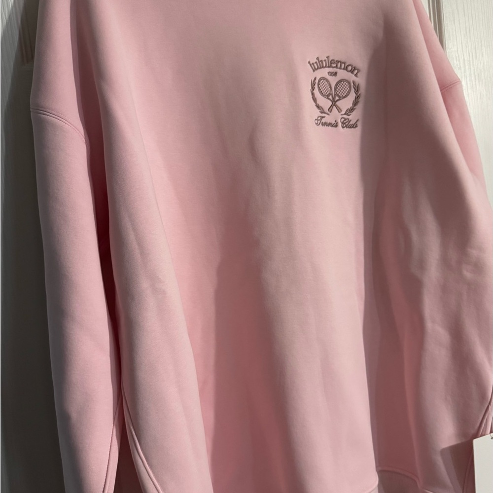 lululemon athletica Pink Crew Neck Sweater